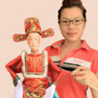 Teochew Metal Rod Puppeteer, Ms Ling Goh