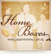 Paper Monkey Home Boxes Poster